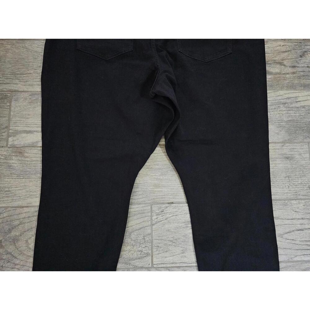Women's AVA & VIV Jeans Pants High Rise Skinny Size 24 Black Stretch Flat Front - Picture 10 of 11